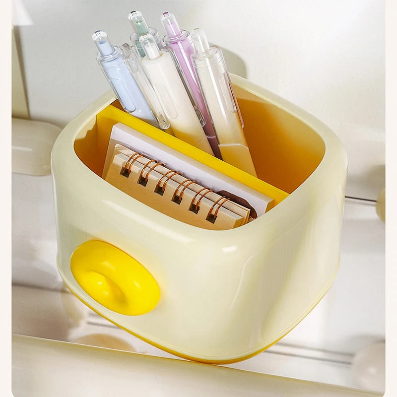 Student Desk Fun Pen Holder Stationery Storage Box More Exquisite and Large-capacity Pen Holder Storage Box for Office Desks